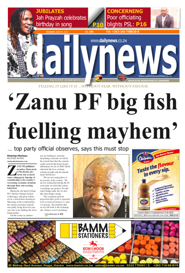 Tuesday 5 July 22